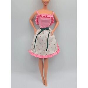 Barbie Doll Clothes: 1984 My First Barbie Fashion Pink Party Dress #4868
